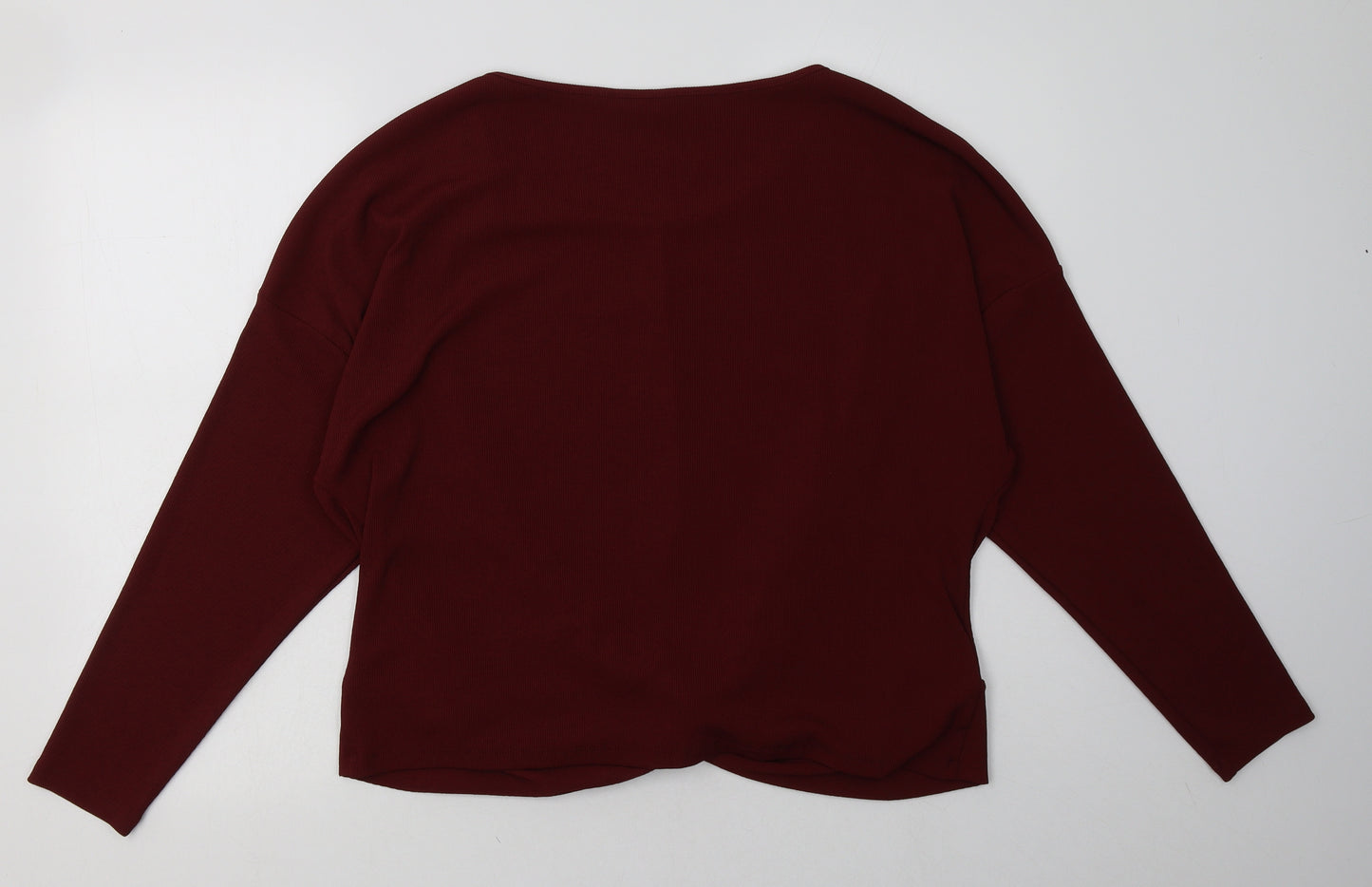 F&F Womens Red  Polyester Pullover Sweatshirt Size 20  Pullover