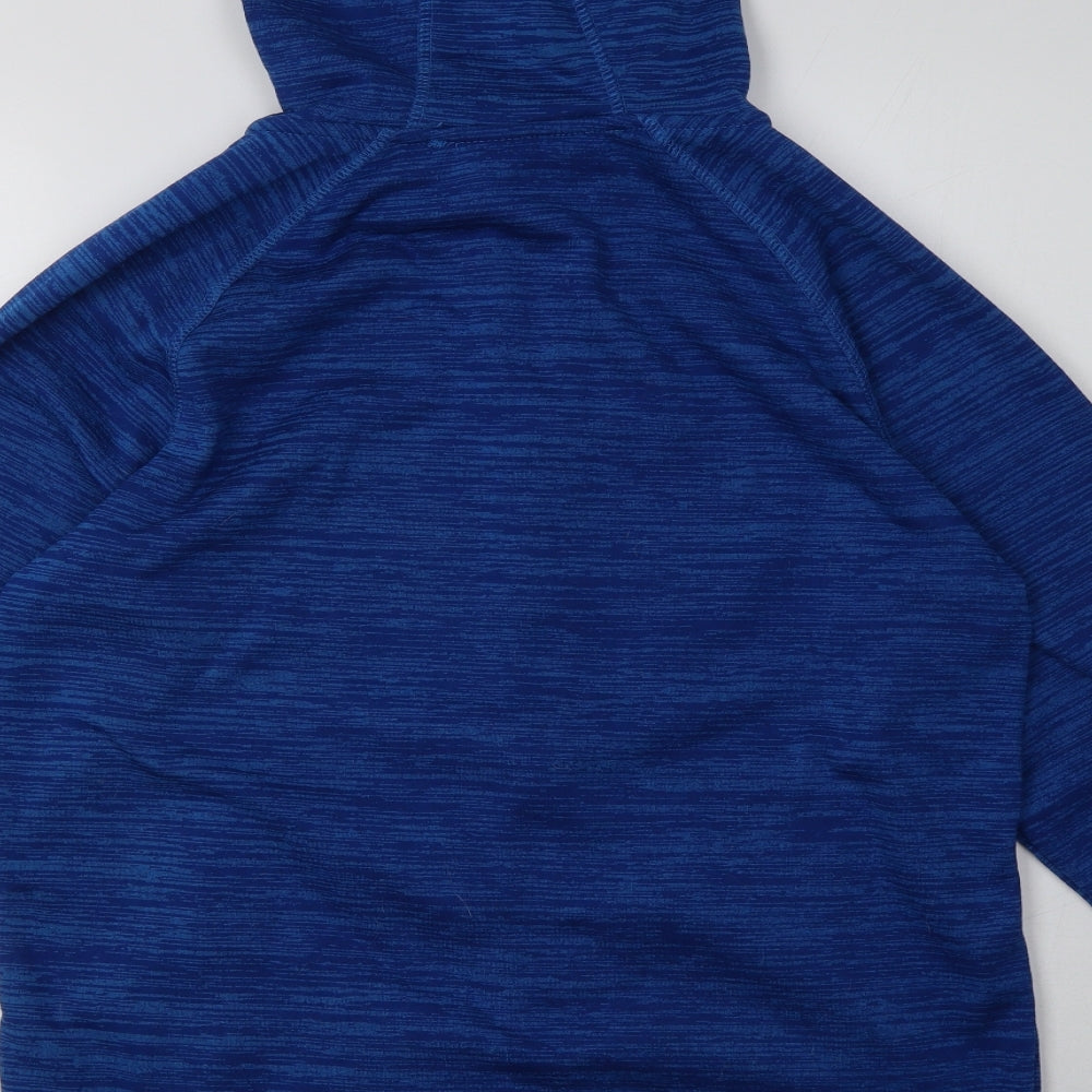 Trespass Mens Blue  Polyester Full Zip Hoodie Size M