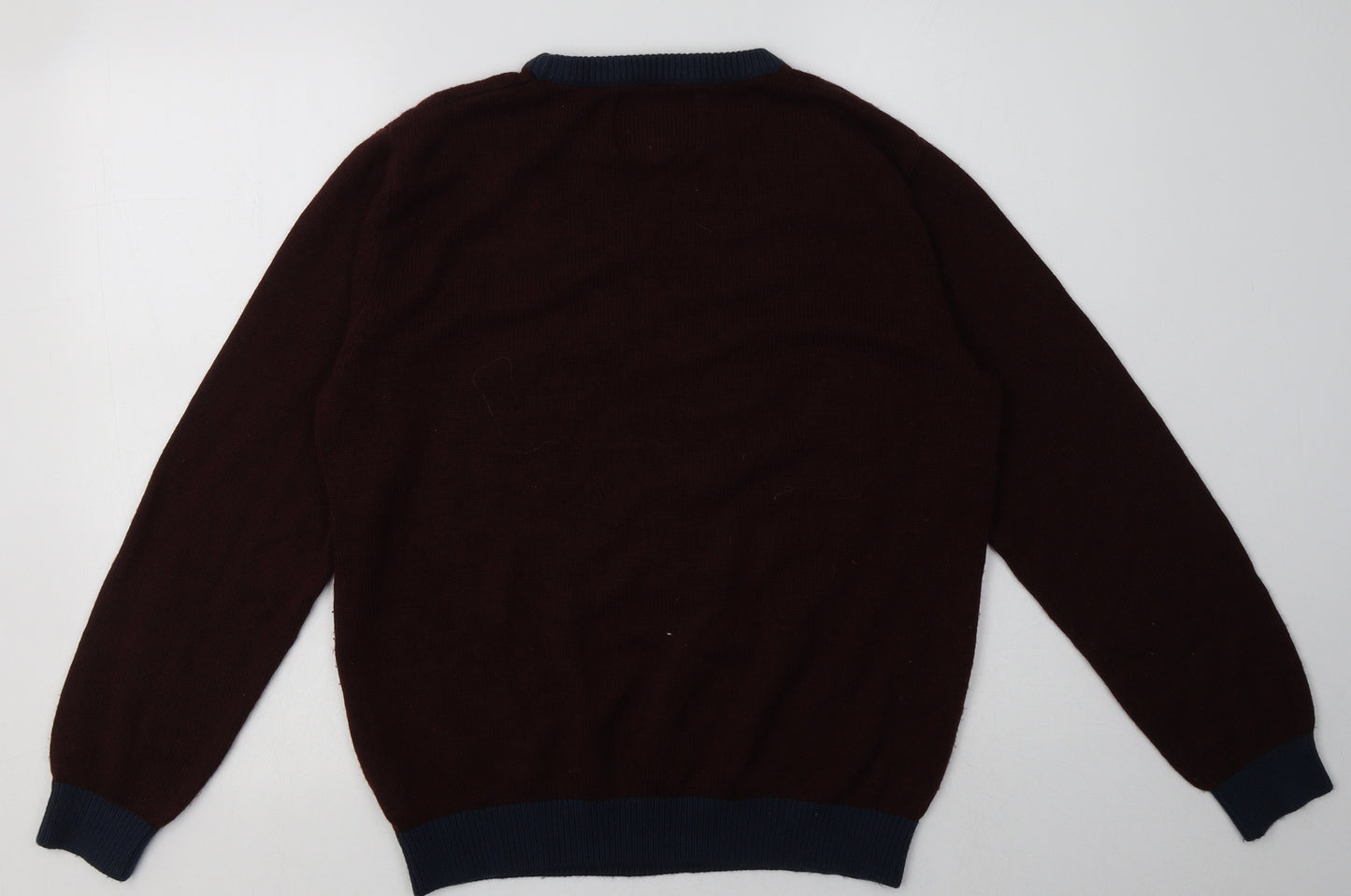 NEXT Mens Red  Acrylic Pullover Sweatshirt Size L   - Christmas