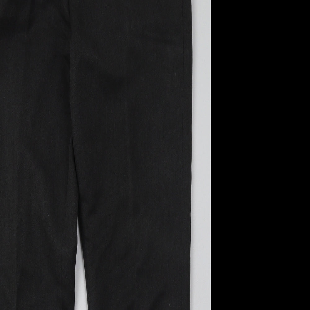 Burton Mens Grey  Polyester Trousers  Size 34 L34 in Regular Hook & Eye