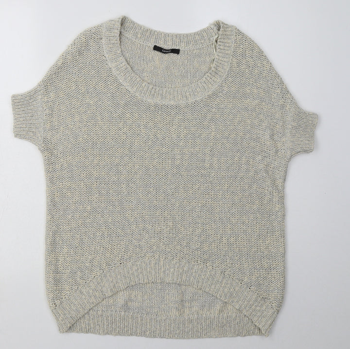 George Womens Beige Cotton Pullover Sweatshirt Size 10 Pullover