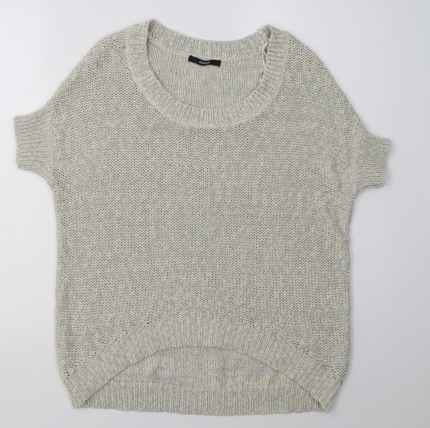 George Womens Beige  Cotton Pullover Sweatshirt Size 10  Pullover