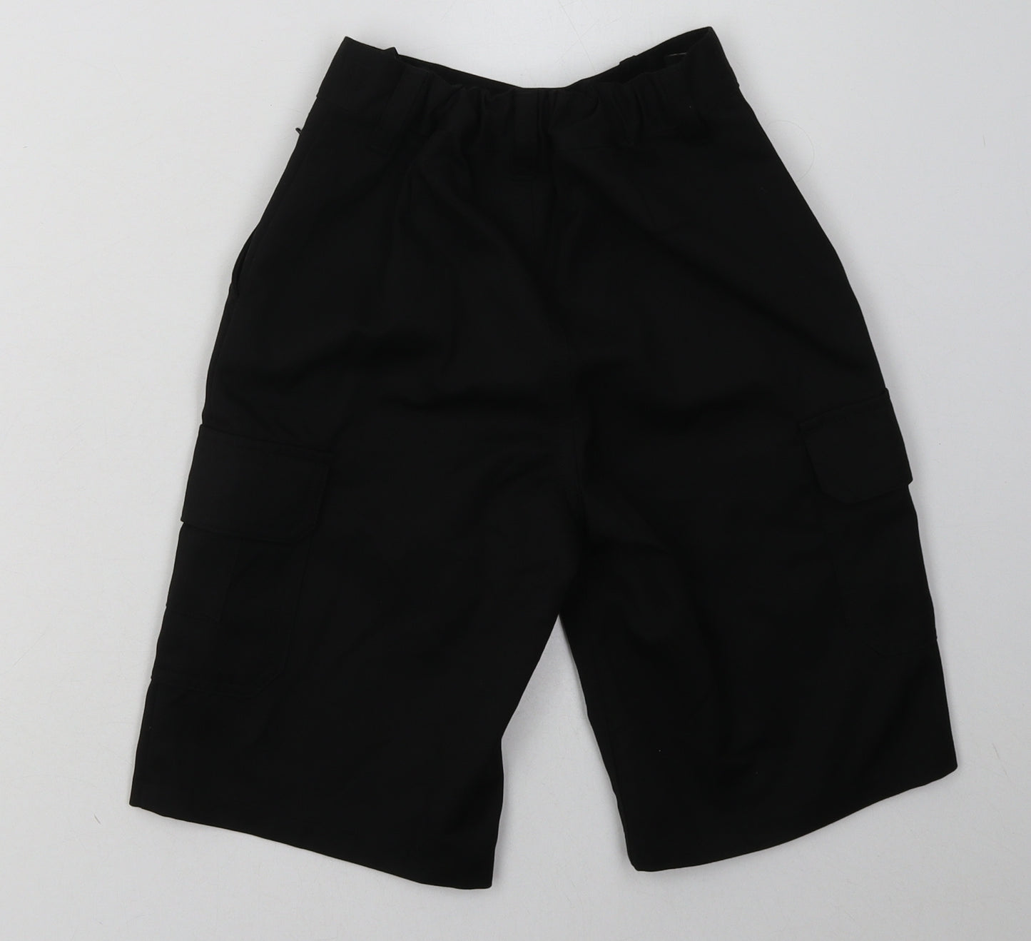 NEXT Boys Black  Polyester Cargo Shorts Size 10 Years  Regular Buckle - School Wear