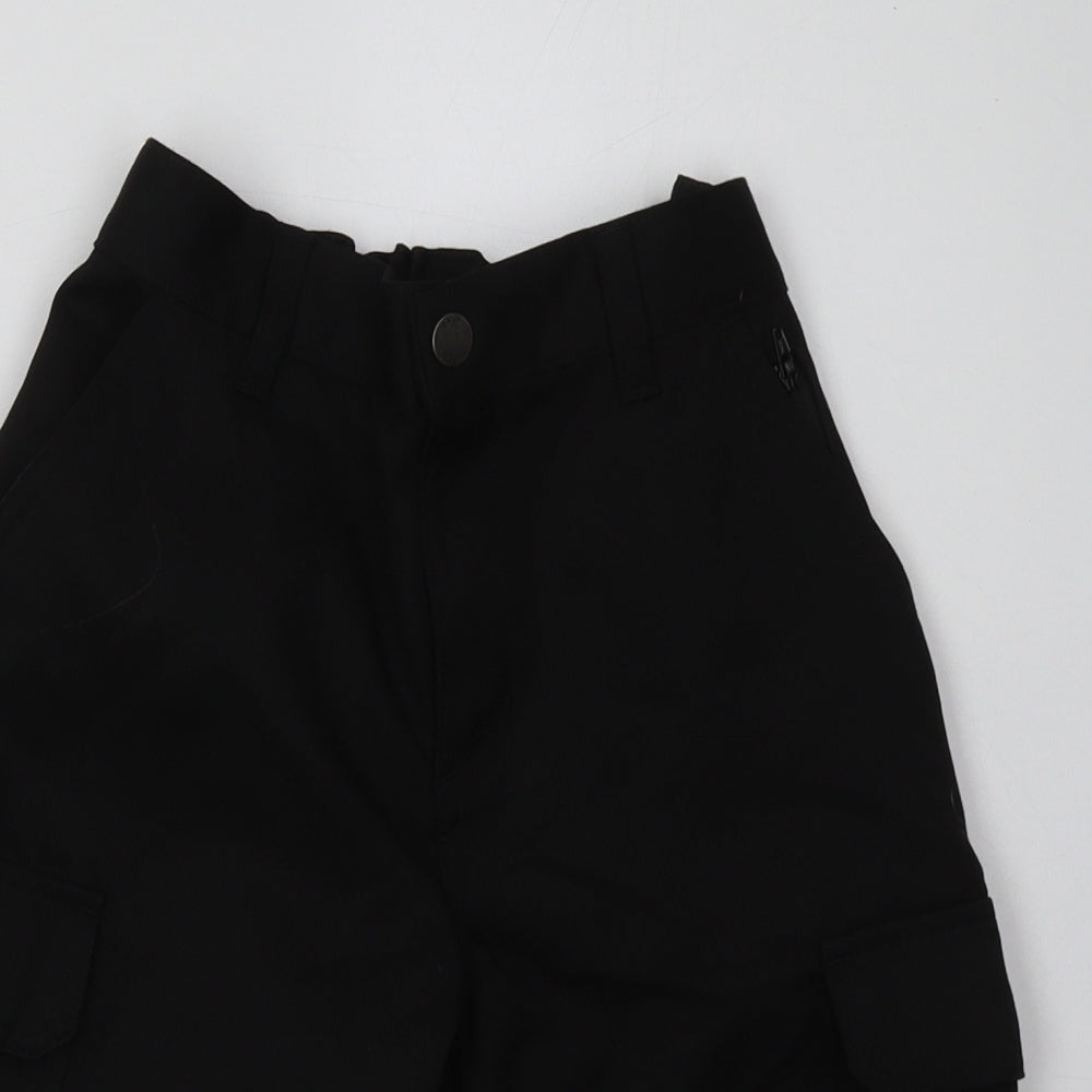 NEXT Boys Black  Polyester Cargo Shorts Size 10 Years  Regular Buckle - School Wear
