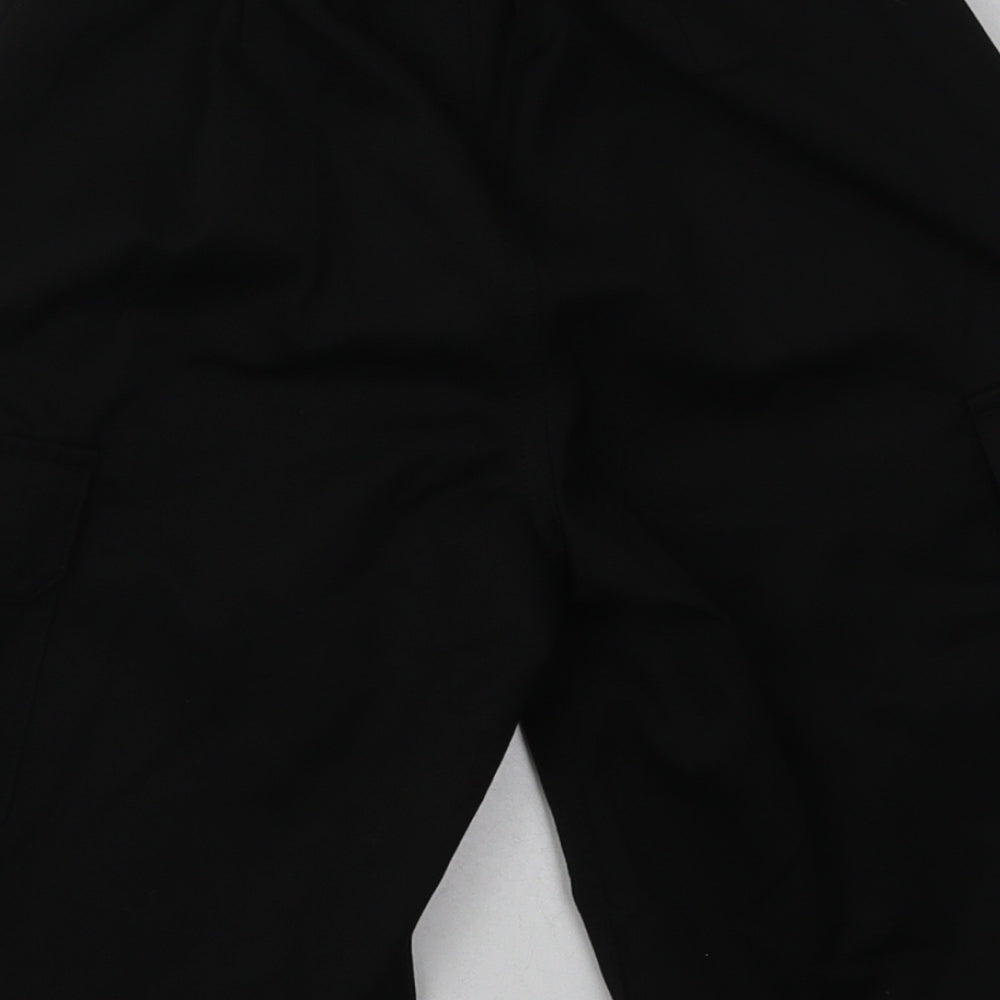 NEXT Boys Black  Polyester Cargo Shorts Size 10 Years  Regular Buckle - School Wear
