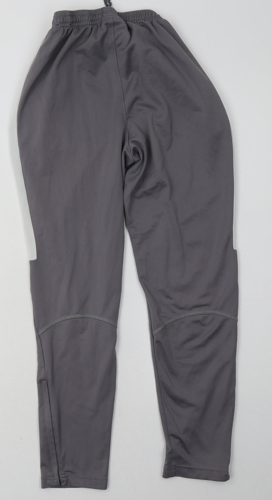 Nike Boys Grey  Polyester Jogger Trousers Size 12-13 Years  Regular Tie - Dri-Fit