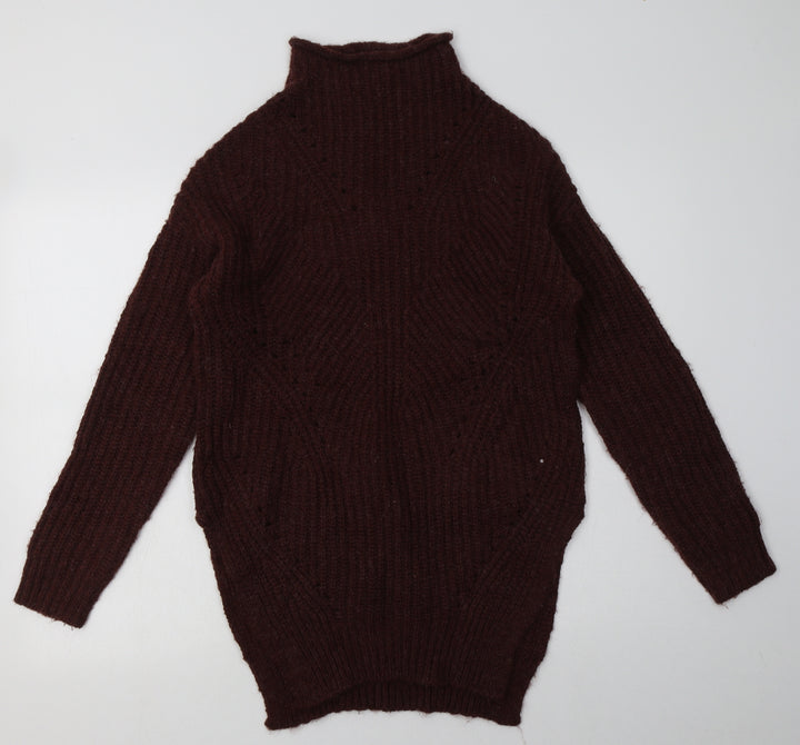 Matalan Womens Brown  Acrylic Pullover Sweatshirt Size S  Pullover