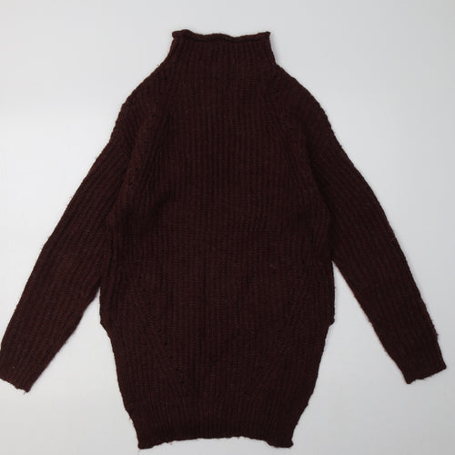 Matalan Womens Brown  Acrylic Pullover Sweatshirt Size S  Pullover