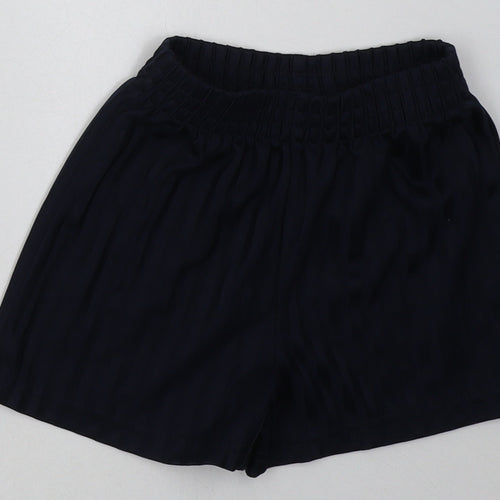 George Boys Blue Striped Polyester Sweat Shorts Size 3-4 Years  Regular  - School Wear