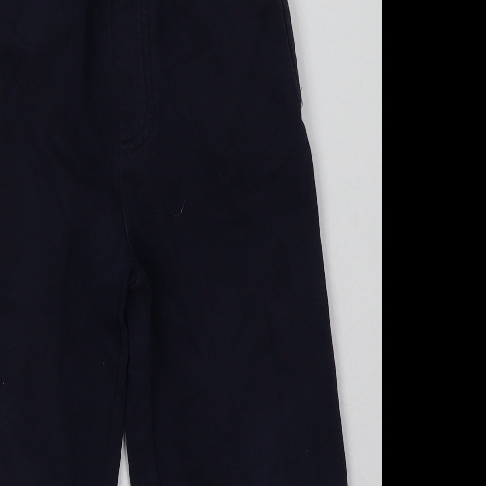 George Boys Blue  Cotton Jogger Trousers Size 4-5 Years  Regular Tie