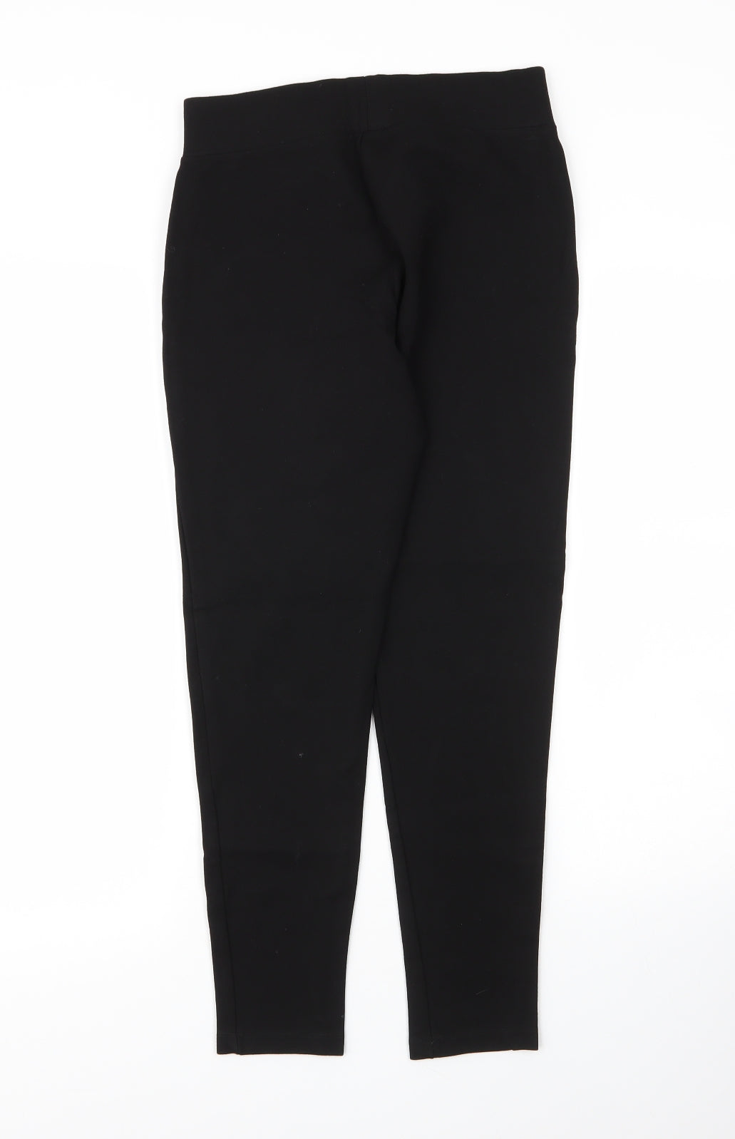 NEXT Womens Black  Viscose Carrot Leggings Size 12 L24 in