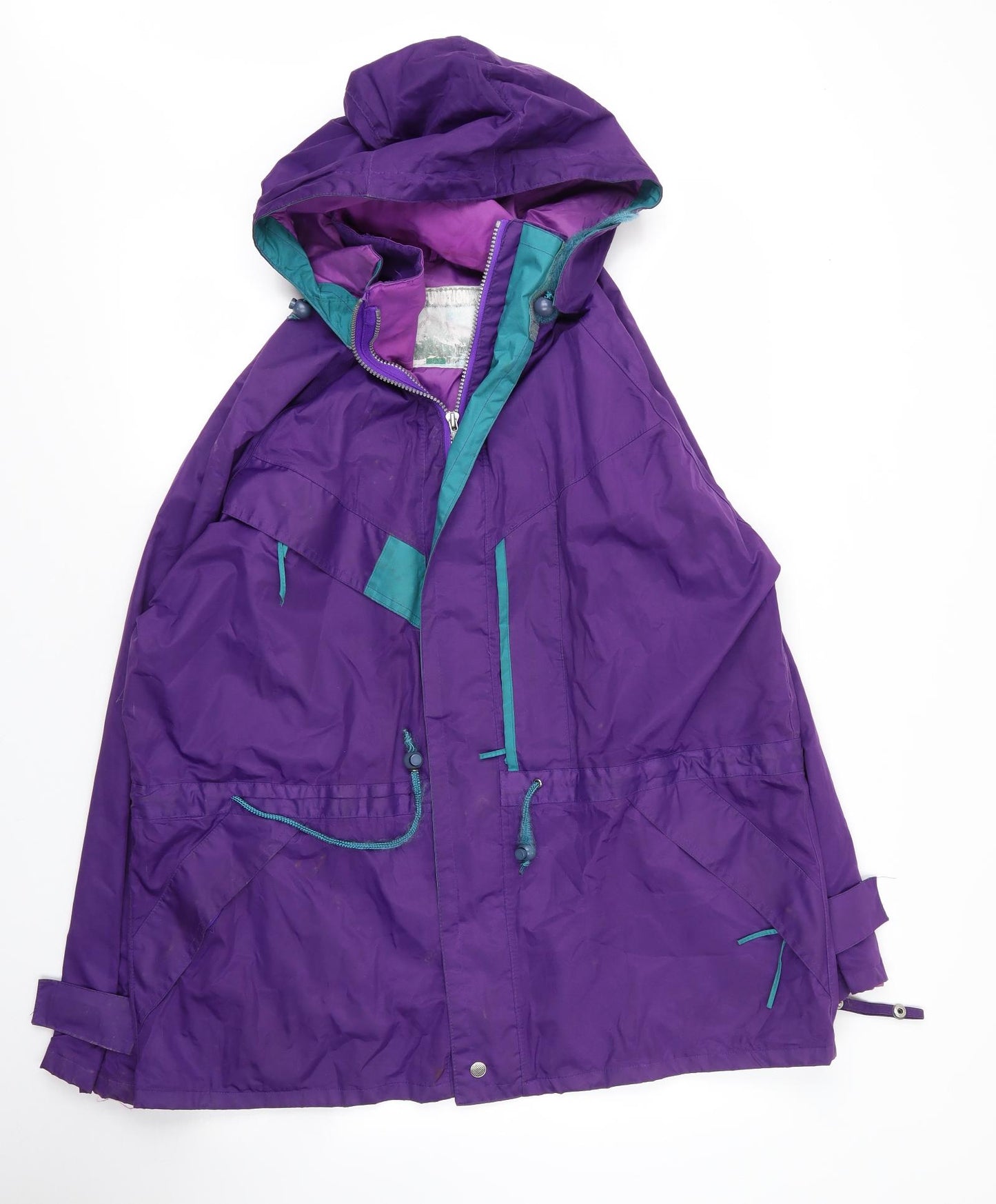 Preworn Mens Purple   Parka Coat Size S  Zip
