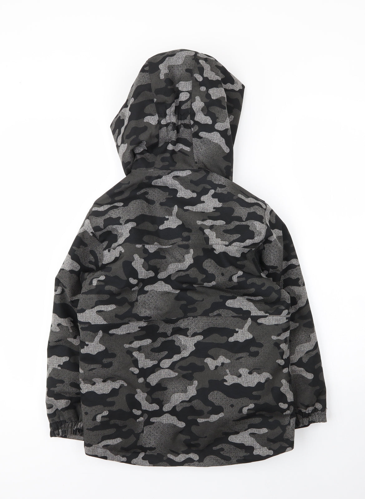 Surfanic Boys Grey Camouflage  Parka Coat Size 8 Years  Zip