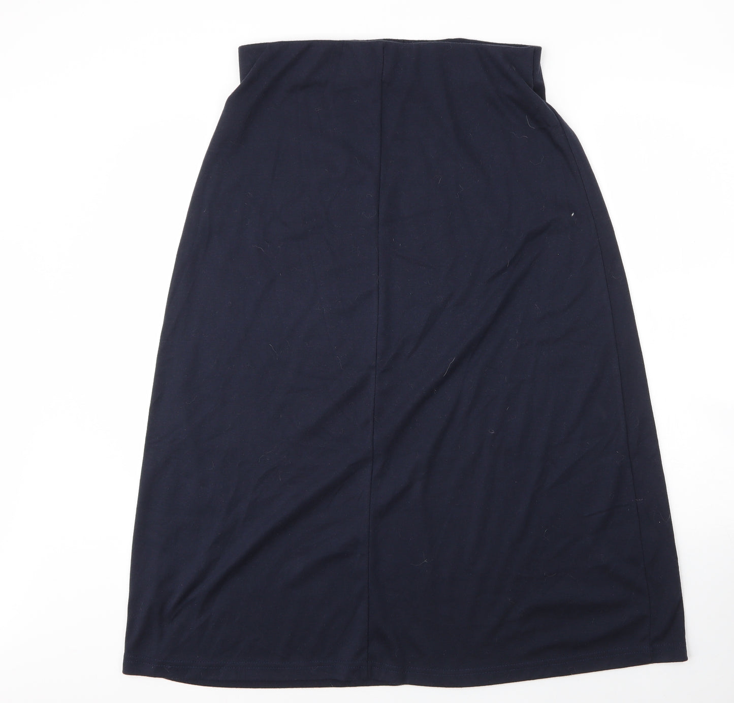 Marisota Womens Blue  Cotton A-Line Skirt Size 14