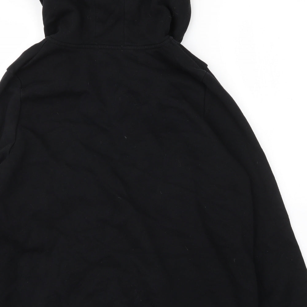 Primark Mens Black  Cotton Full Zip Hoodie Size XL