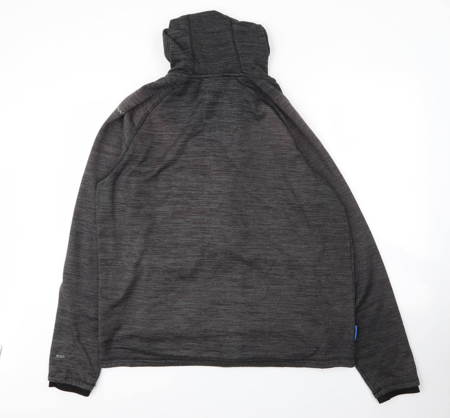 Trespass Mens Grey  Polyester Full Zip Hoodie Size 2XL