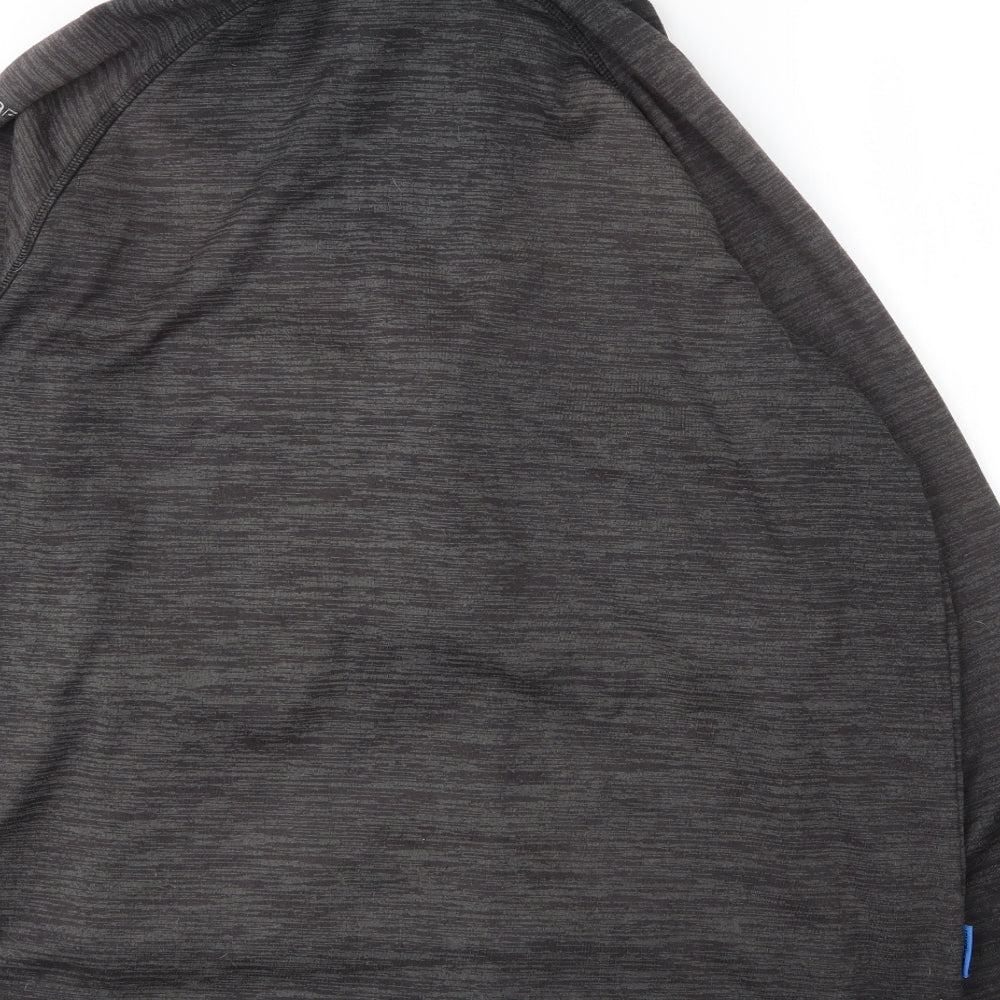 Trespass Mens Grey  Polyester Full Zip Hoodie Size 2XL