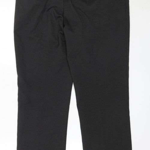 Matalan Mens Grey  Polyester Trousers  Size 34 in L31 in Regular