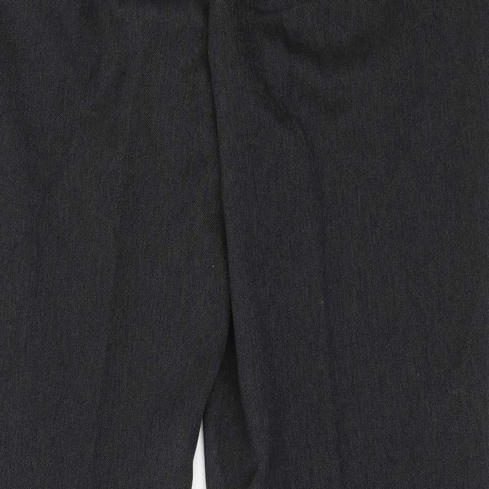 Matalan Mens Grey  Polyester Trousers  Size 36 in L31 in Regular