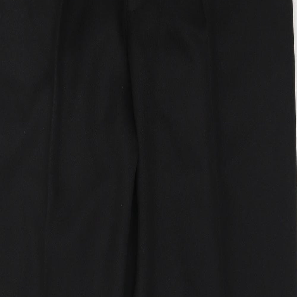 Matalan Mens Black  Polyester Trousers  Size 34 in L31 in Regular