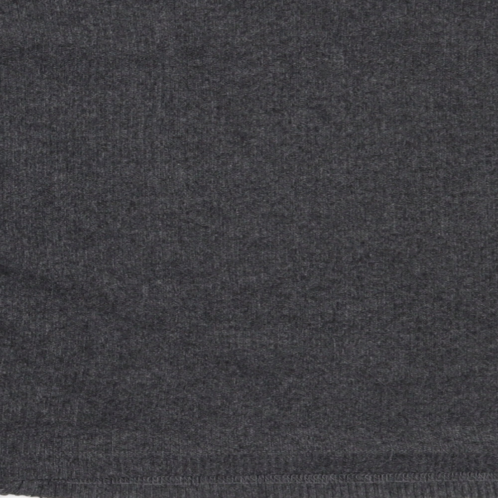 New Look Womens Grey Round Neck  Polyester Pullover Jumper Size L