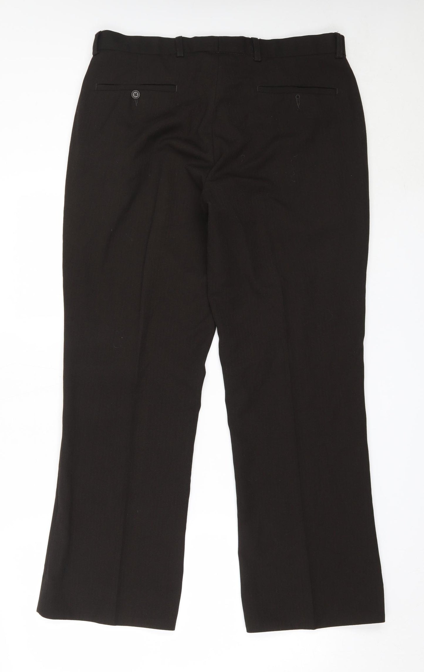River Island Mens Brown  Polyester Trousers  Size 34 in L30 in Regular