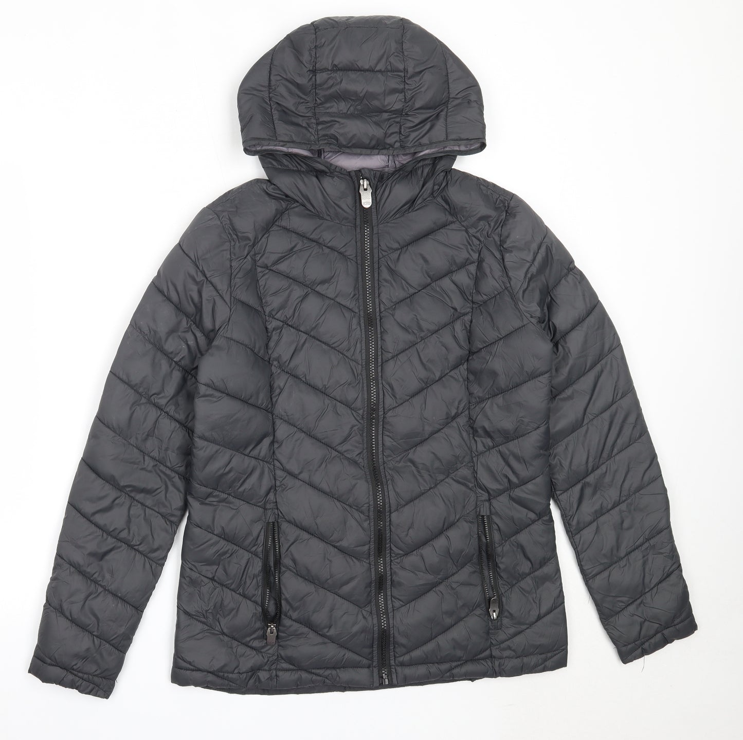 Fat Face Womens Grey   Puffer Jacket Coat Size 8