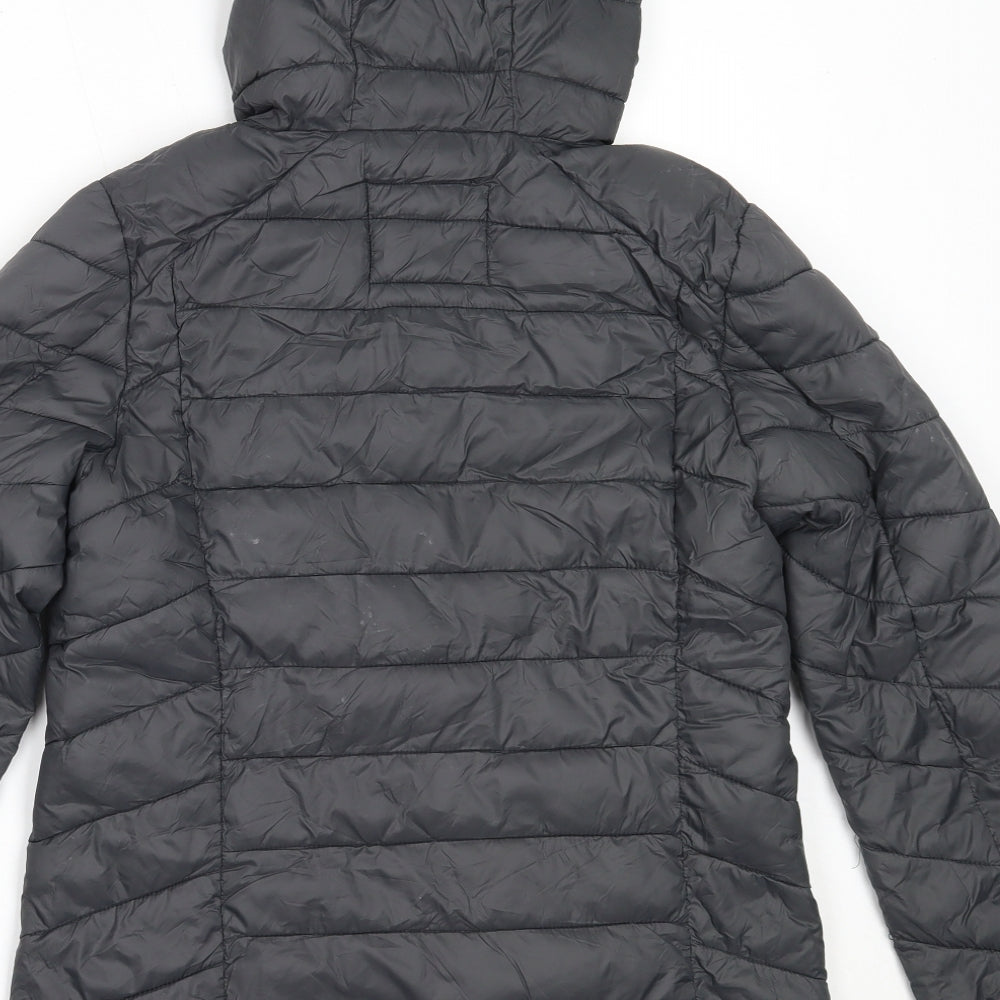Fat Face Womens Grey   Puffer Jacket Coat Size 8