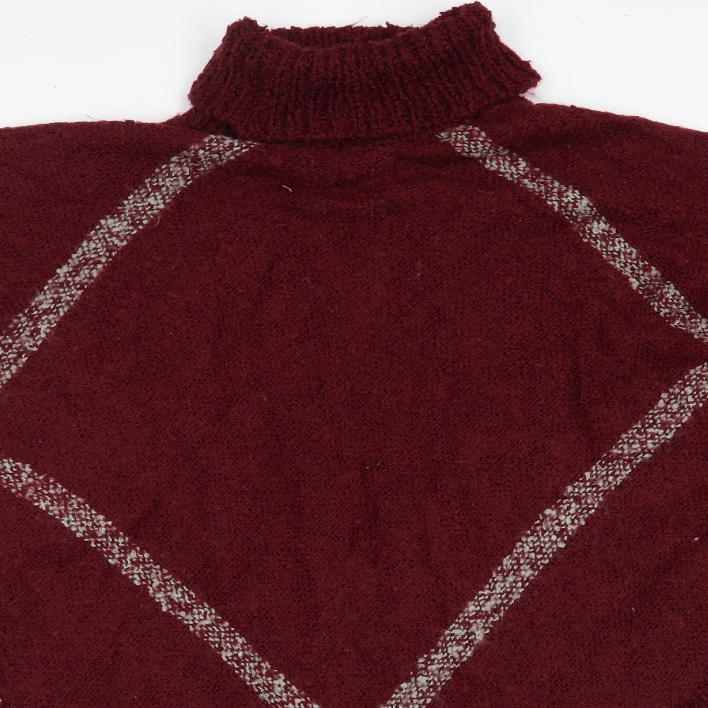 New Look Womens Red   Jacket Poncho One Size