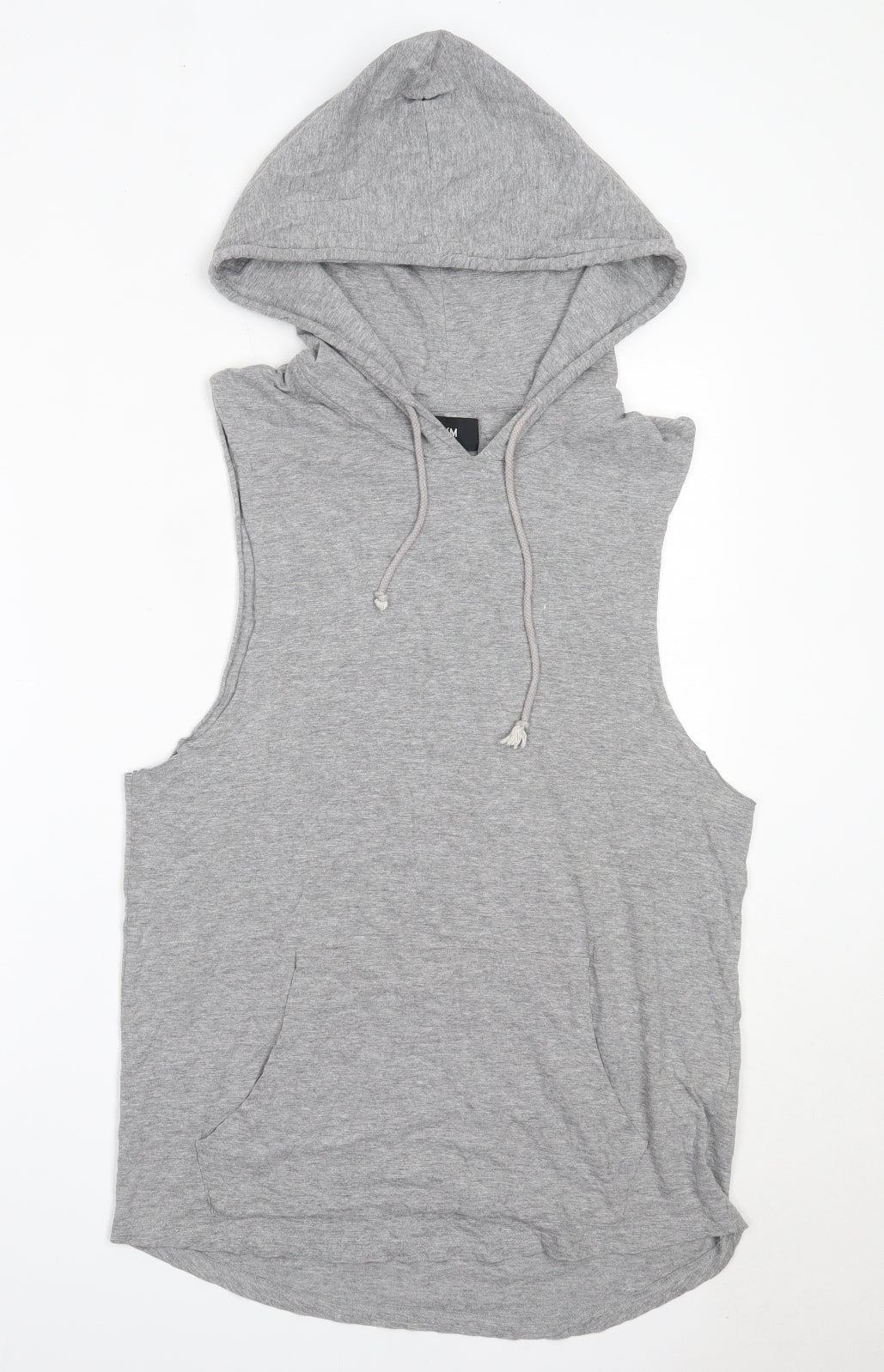 Cotton On Mens Grey  Cotton Pullover Hoodie Size M