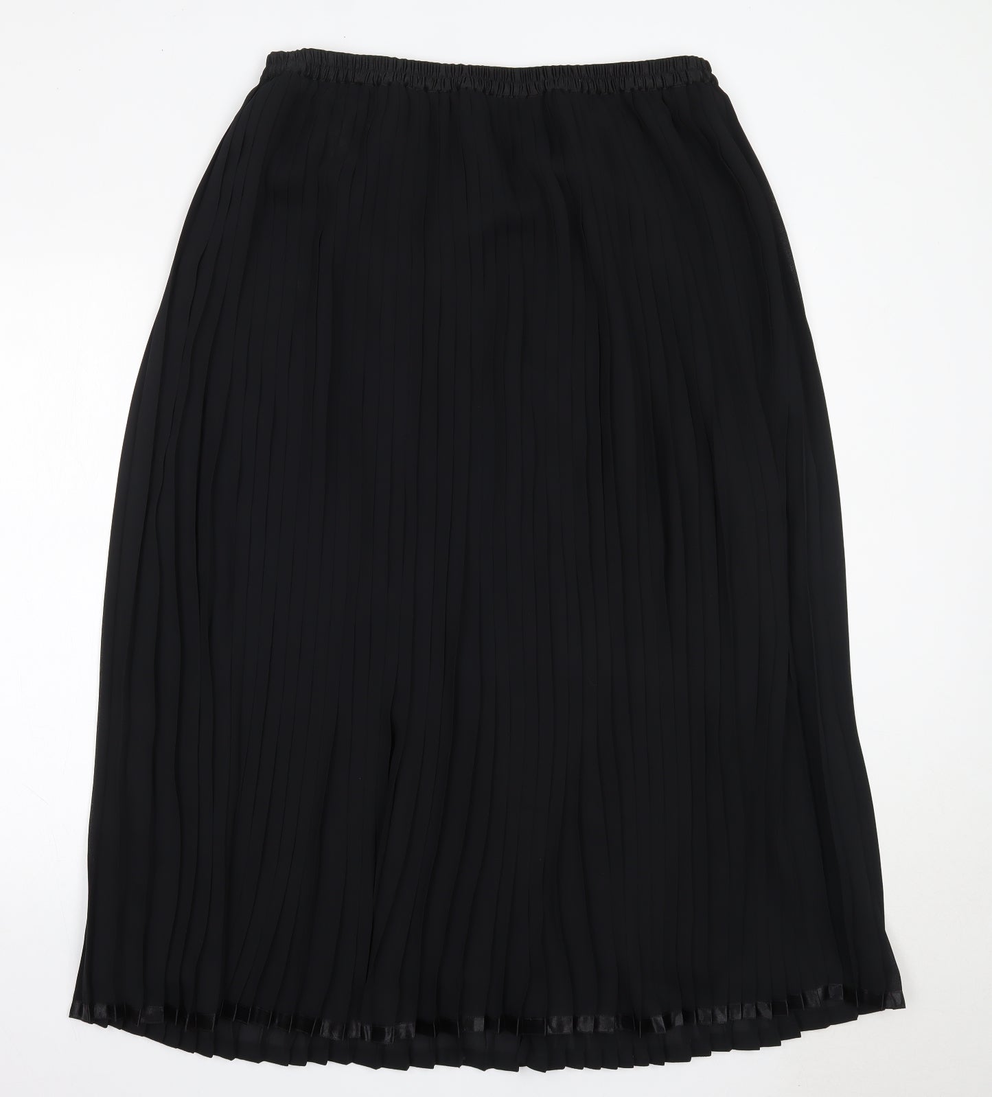 Windsmoor Womens Black  Polyester Flare Skirt Size 16