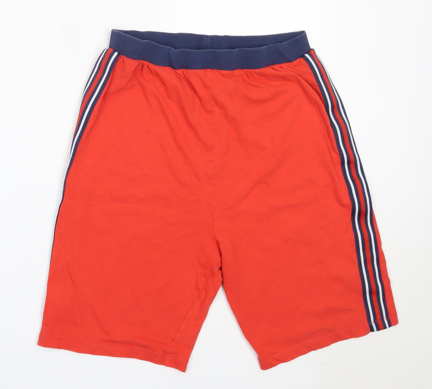 NEXT Boys Red Solid Cotton  Sleep Shorts Size 15 Years