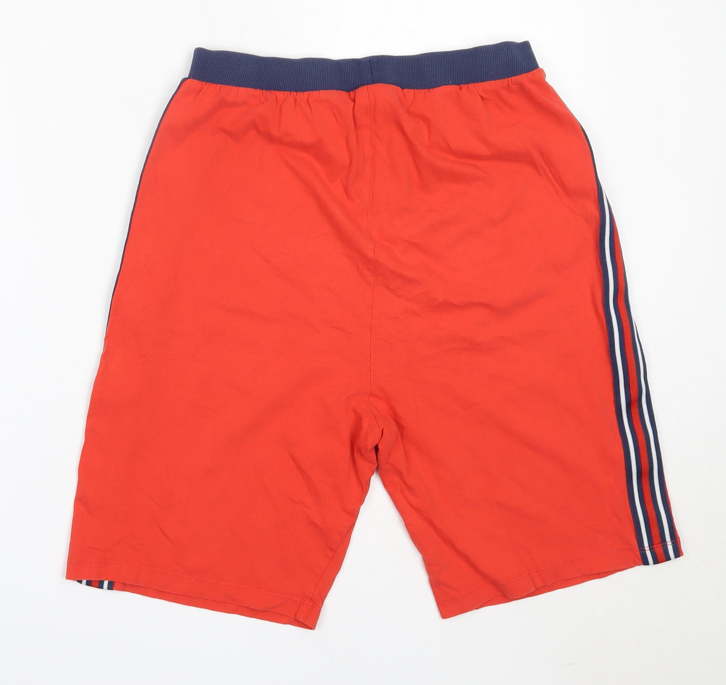 NEXT Boys Red Solid Cotton  Sleep Shorts Size 15 Years