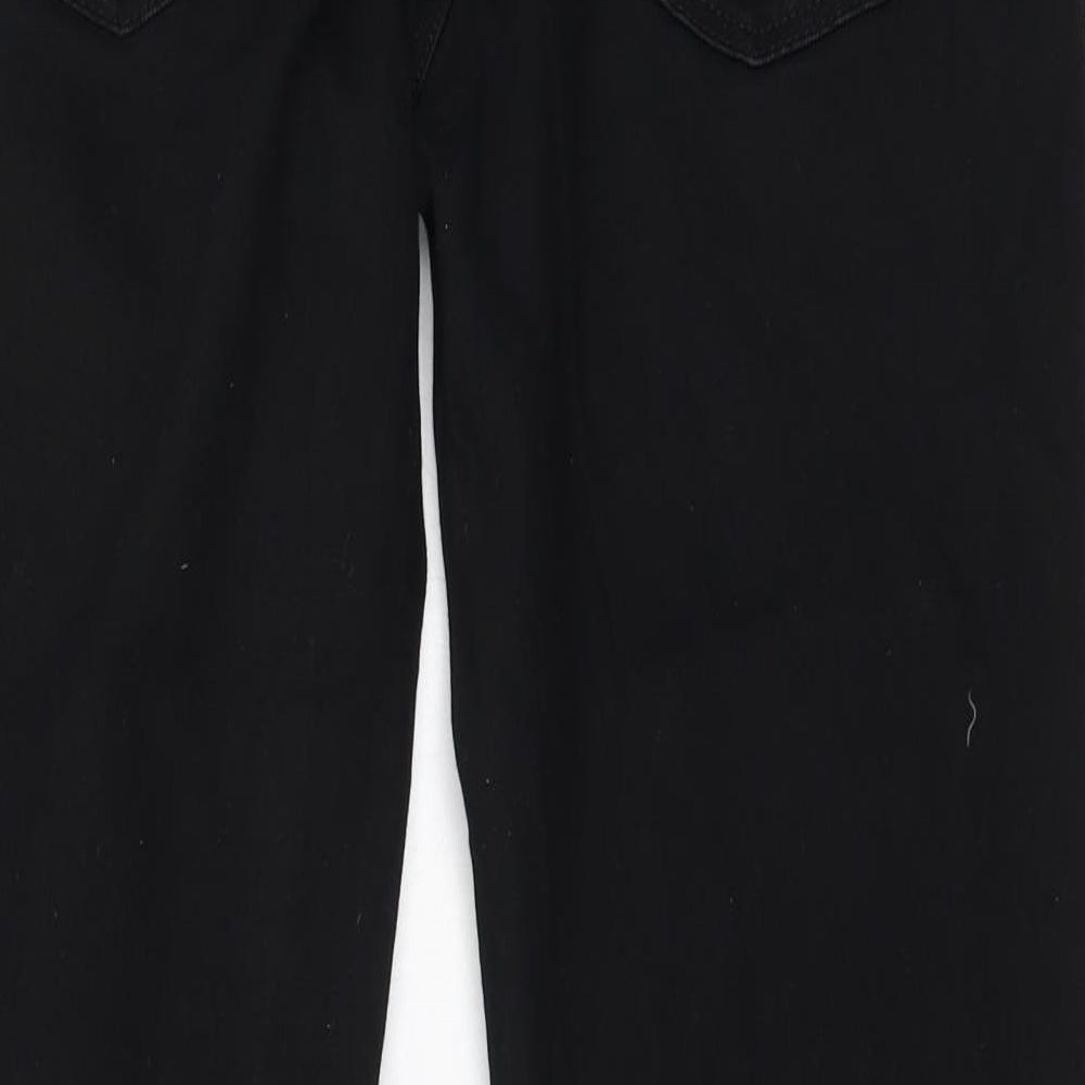 NEXT Mens Black  Cotton Straight Jeans Size 32 in L30 in Slim