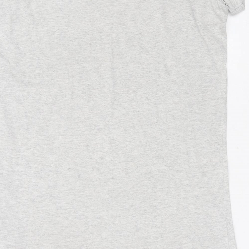 PEP&Co Womens Grey Solid Cotton Top Pyjama Set Size 8   - christmas