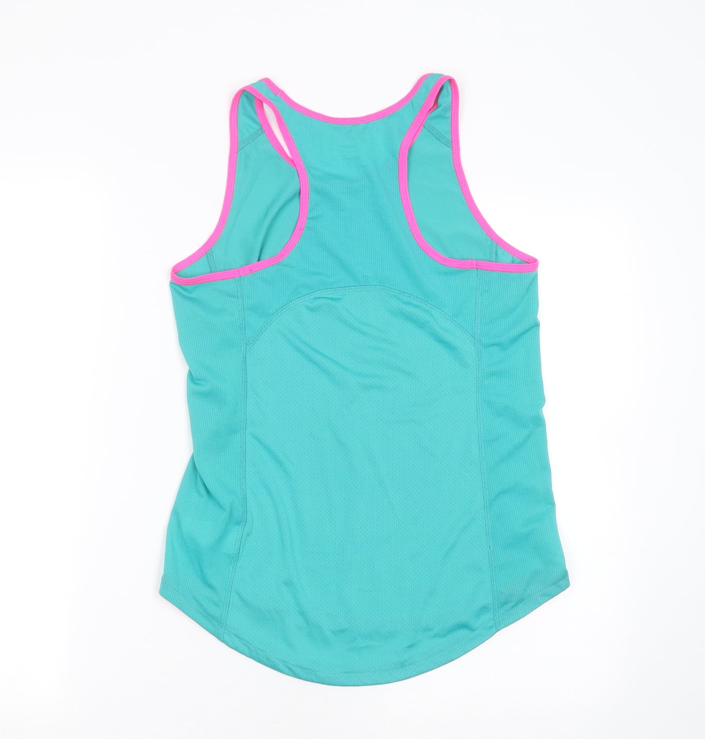 H&M Womens Green  Polyester Basic Tank Size S Round Neck