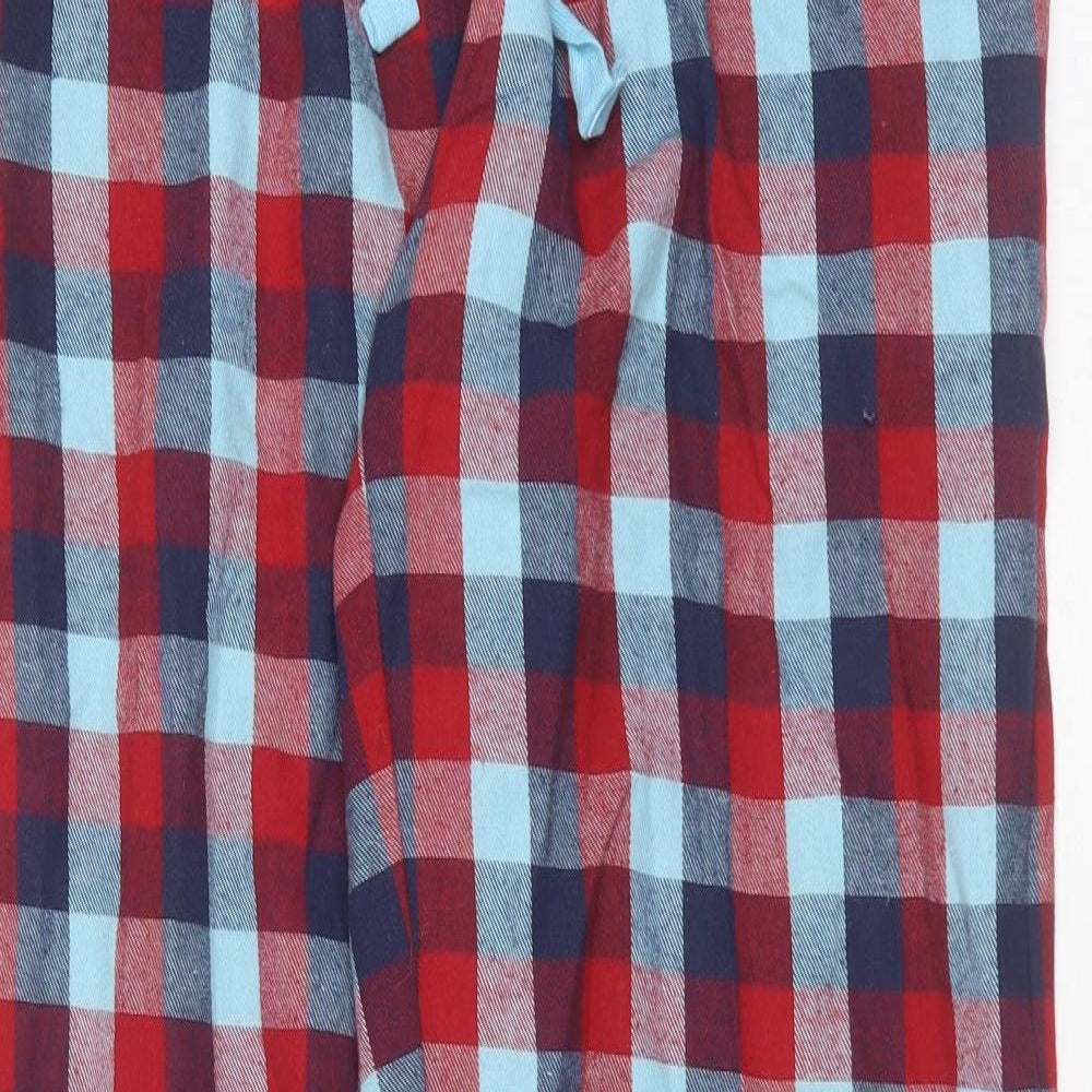 Help For Heroes Womens Blue Check Cotton  Pyjama Pants Size 12