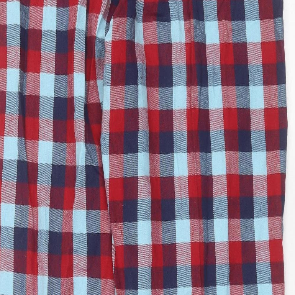 Help For Heroes Womens Blue Check Cotton  Pyjama Pants Size 12