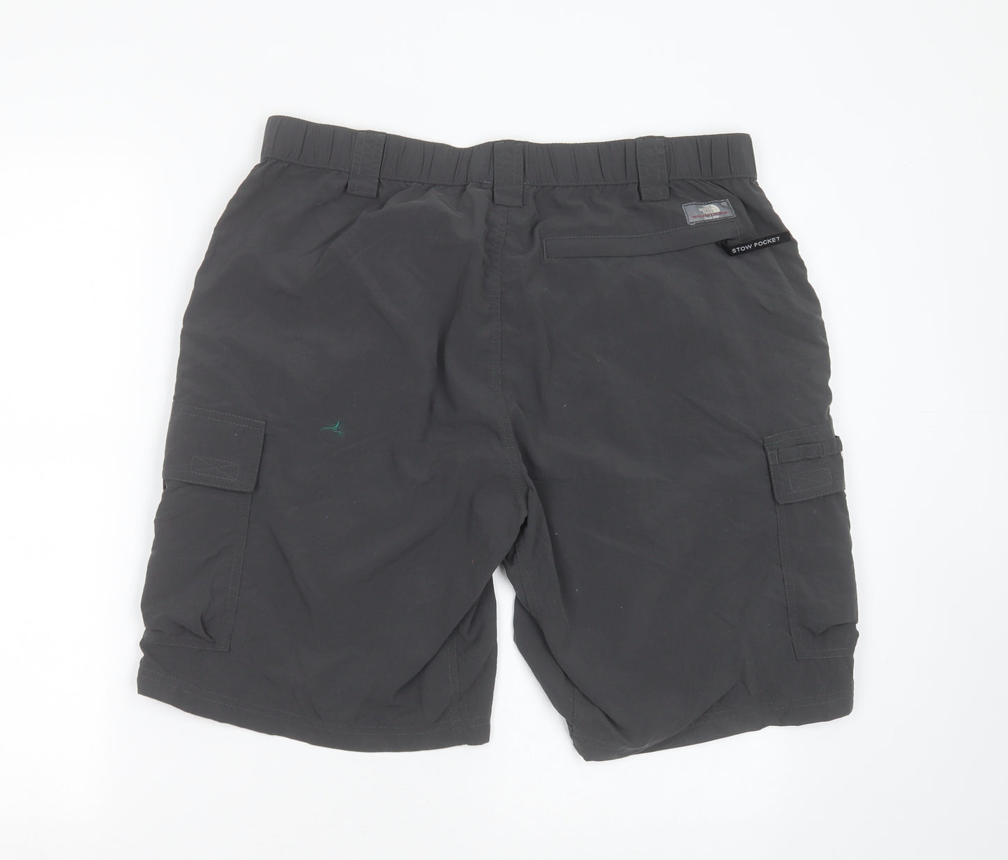 The North Face Mens Grey  Nylon Cargo Shorts Size L L10 in Regular
