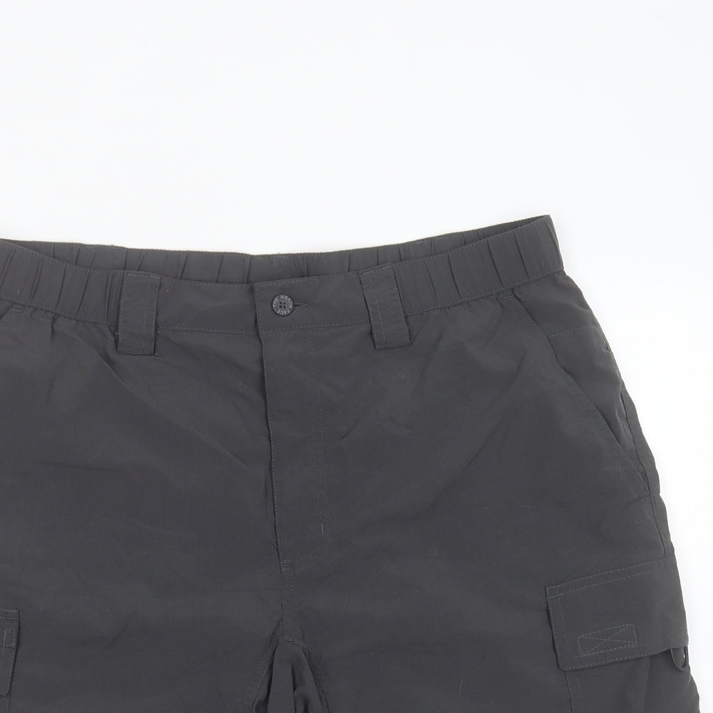 The North Face Mens Grey  Nylon Cargo Shorts Size L L10 in Regular