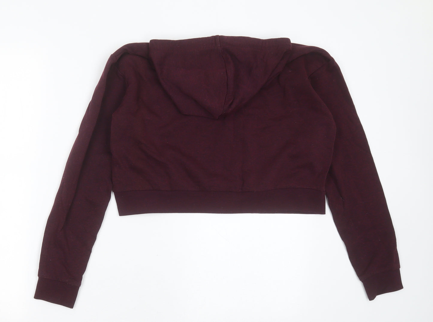 Divided by H&M Womens Purple  Cotton Pullover Hoodie Size S   - cropped