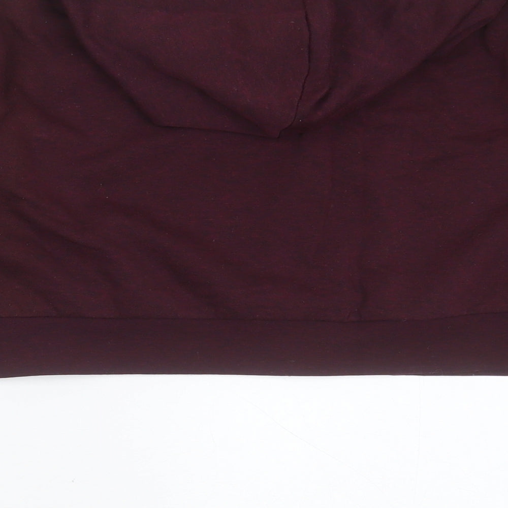 Divided by H&M Womens Purple  Cotton Pullover Hoodie Size S   - cropped