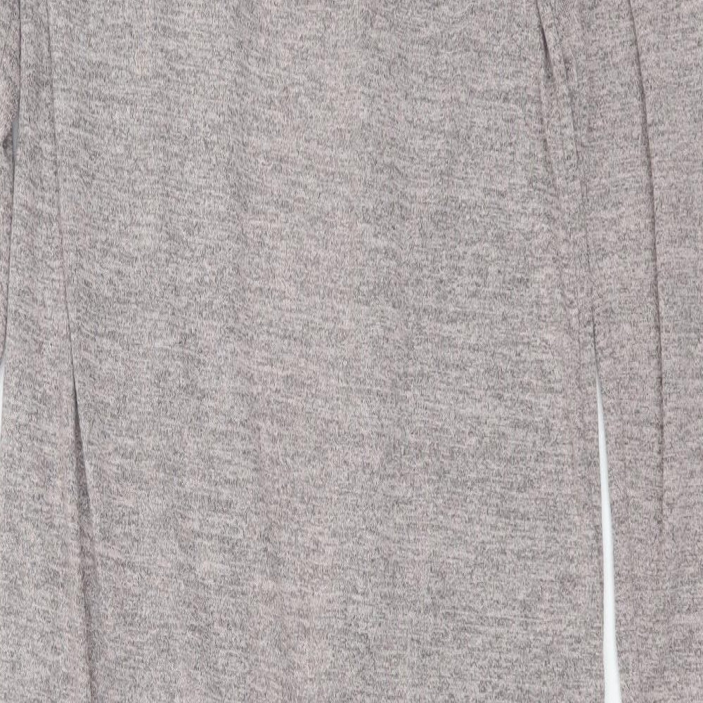 LTS Womens Purple V-Neck  Polyester Cardigan Jumper Size 14