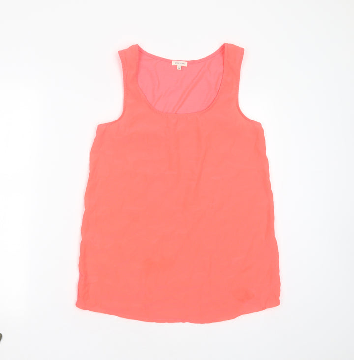 River Island Womens Pink  Polyester Basic Tank Size 10 Round Neck