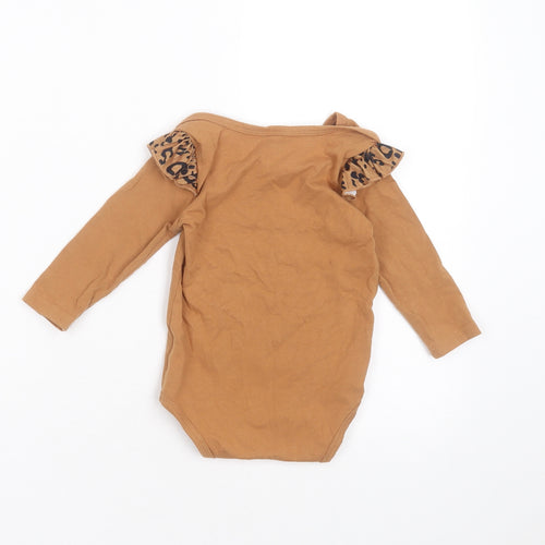 SheIn Girls Brown  Cotton Babygrow One-Piece Size 12 Months   - daddys little princess