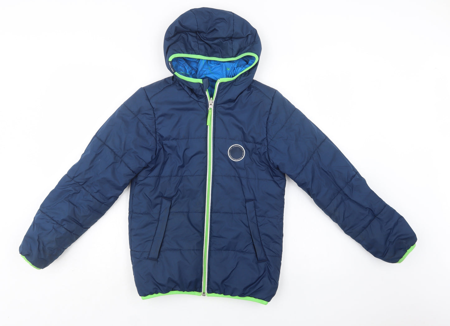 DECATHLON Boys Blue   Puffer Jacket Jacket Size 10 Years  Zip