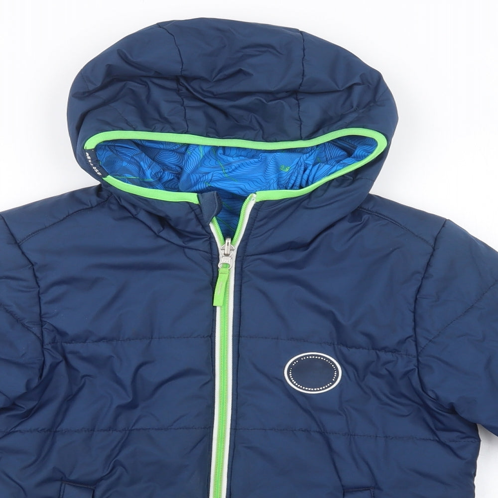 DECATHLON Boys Blue   Puffer Jacket Jacket Size 10 Years  Zip