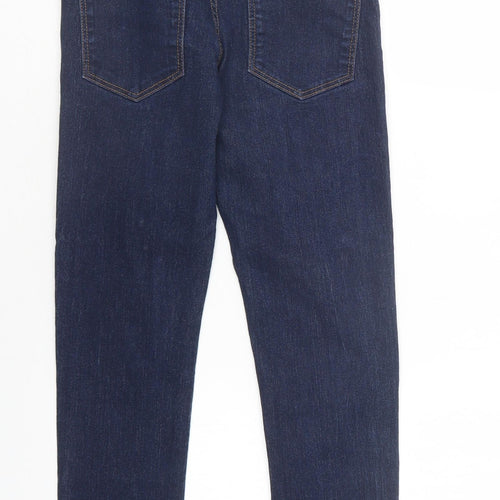 NEXT Girls Blue  Cotton Skinny Jeans Size 10 Years  Regular Button