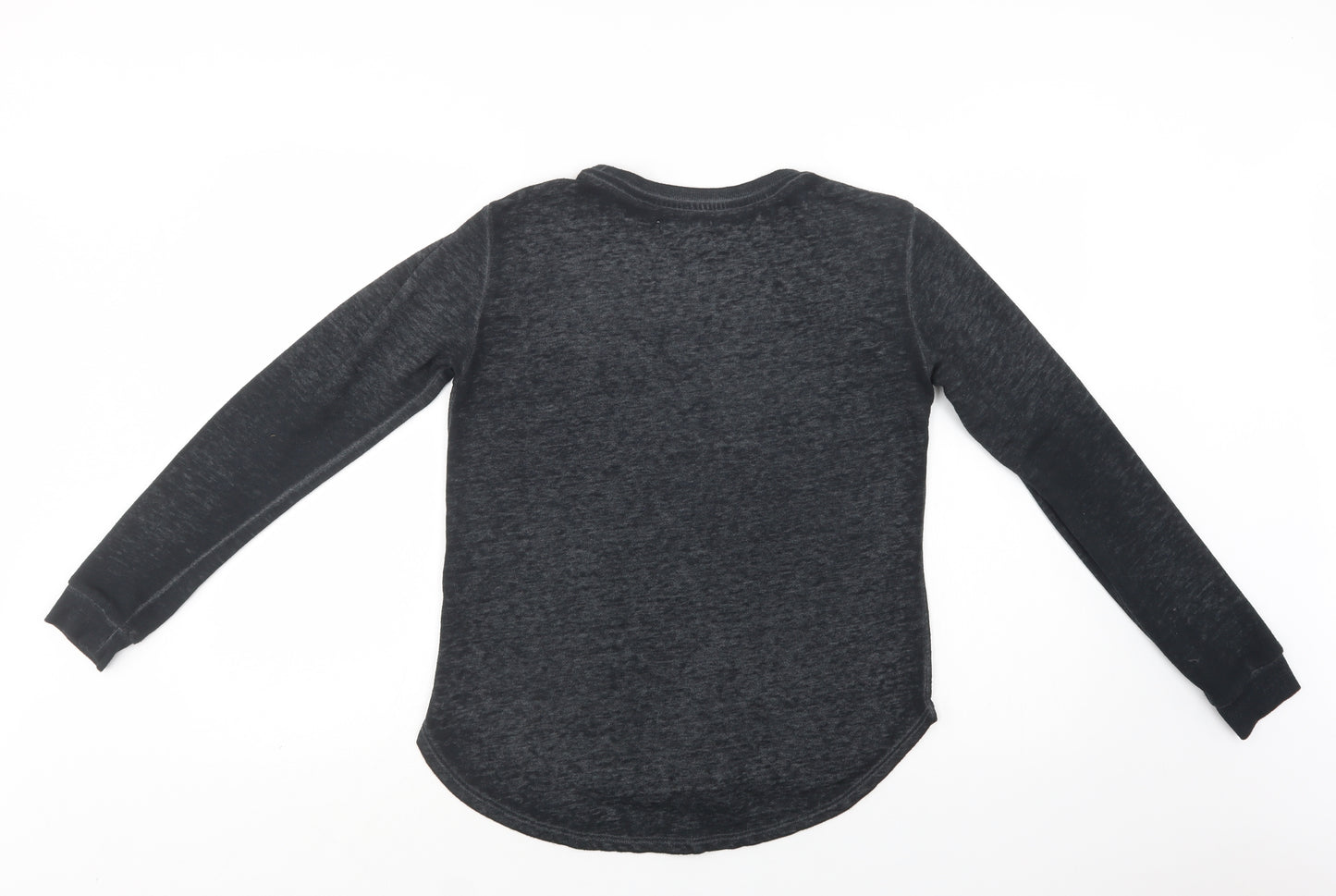 H&M Girls Grey  Polyester Pullover Sweatshirt Size 13-14 Years