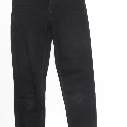 New Look Womens Black  Cotton Jegging Jeans Size 6 L29 in Regular Button